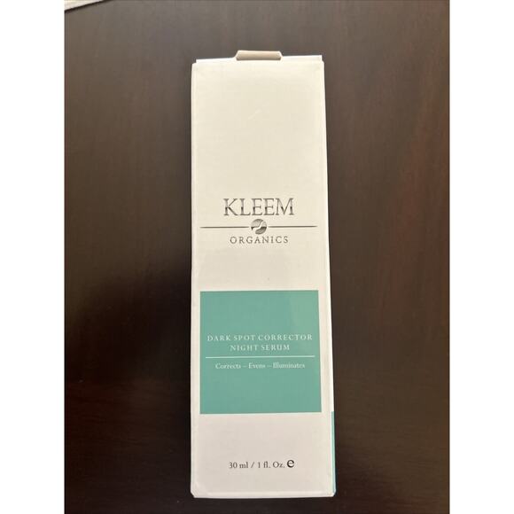 Kleem Organics Dark Spot Corrector Night Serum for Face Hands & Neck 1fl oz - Picture 1 of 6